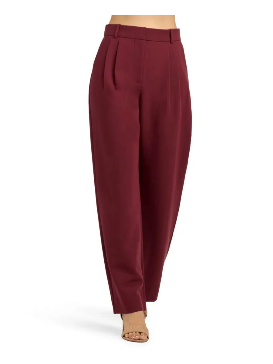Брюки широкие с защипами, модель Soft Stretch Wide-Leg BCX