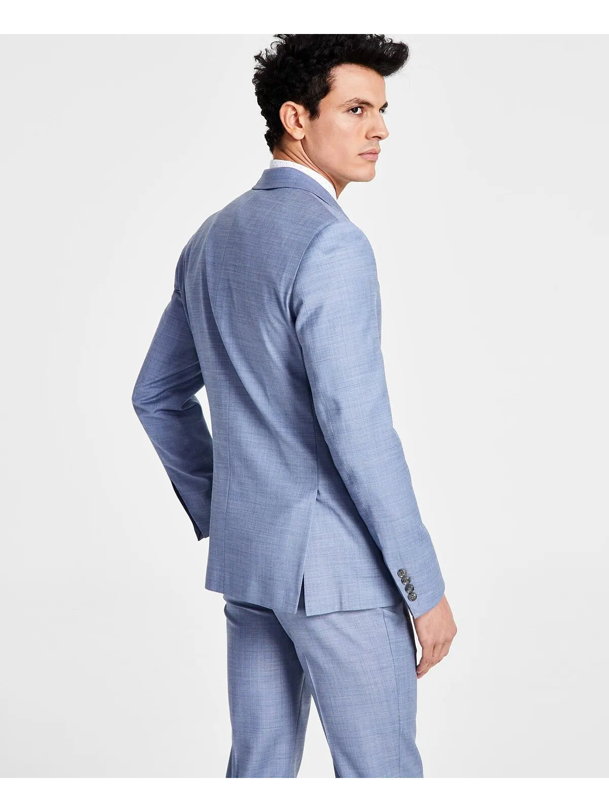Мужской костюм x-fit slim-fit stretch Calvin Klein — изображение 7 из 9, светлый синий