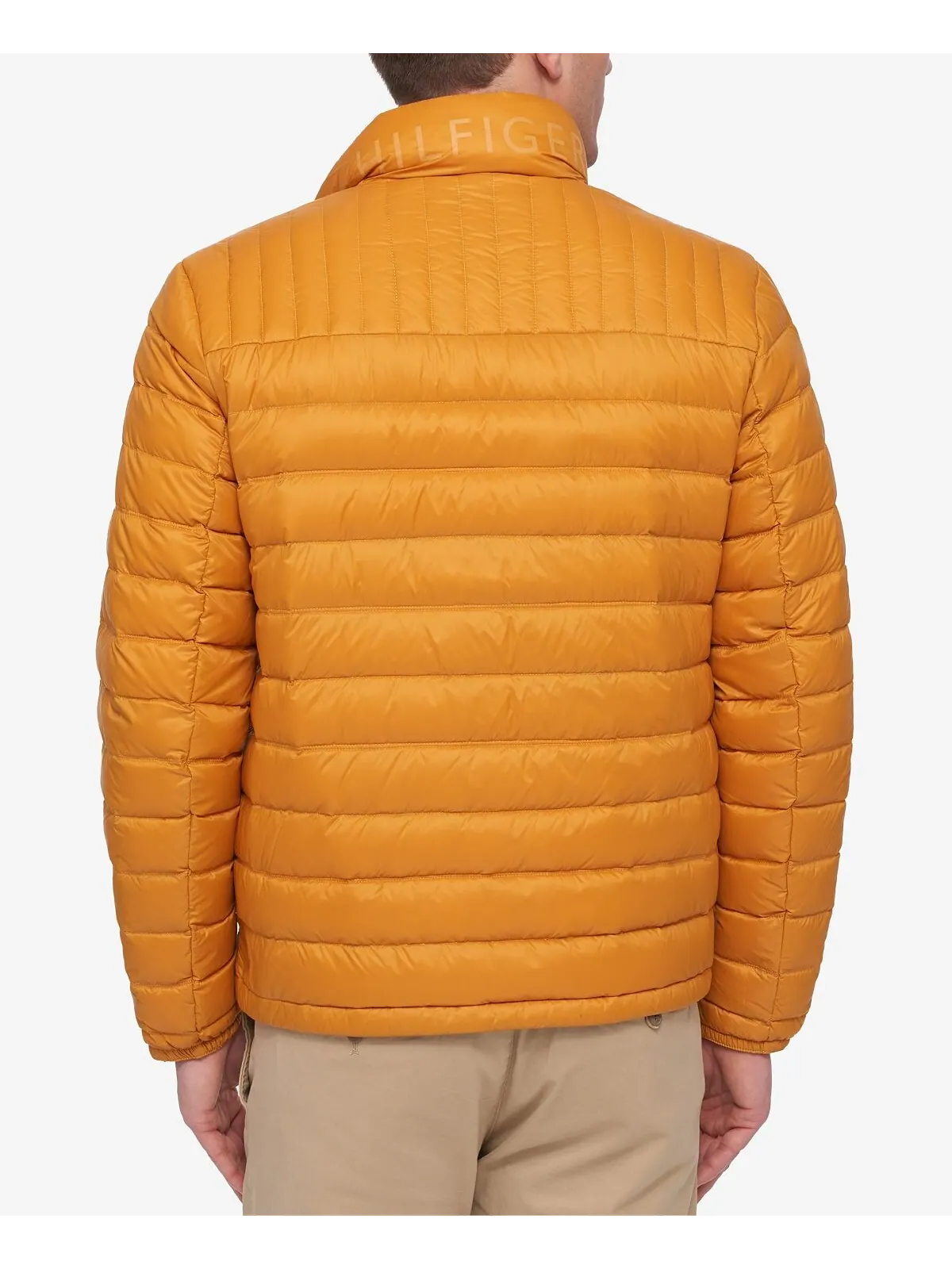 Куртка Tommy Hilfiger Packable Quilted Puffer — изображение 2 из 4, желтый золотистый