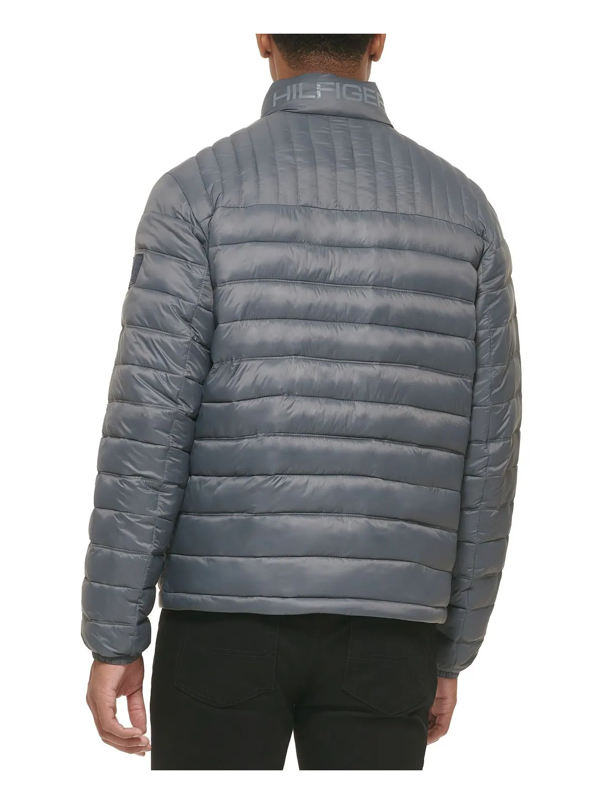 Куртка Tommy Hilfiger Packable Quilted Puffer — изображение 3 из 11, темно-серый