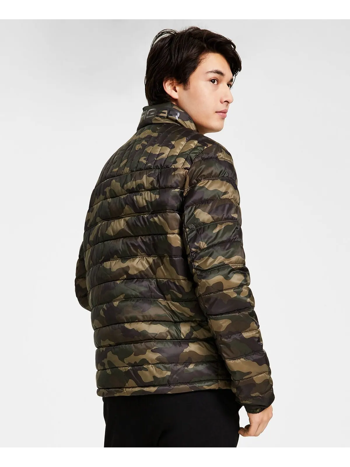 Куртка Tommy Hilfiger Packable Quilted Puffer — изображение 3 из 8, камуфляж