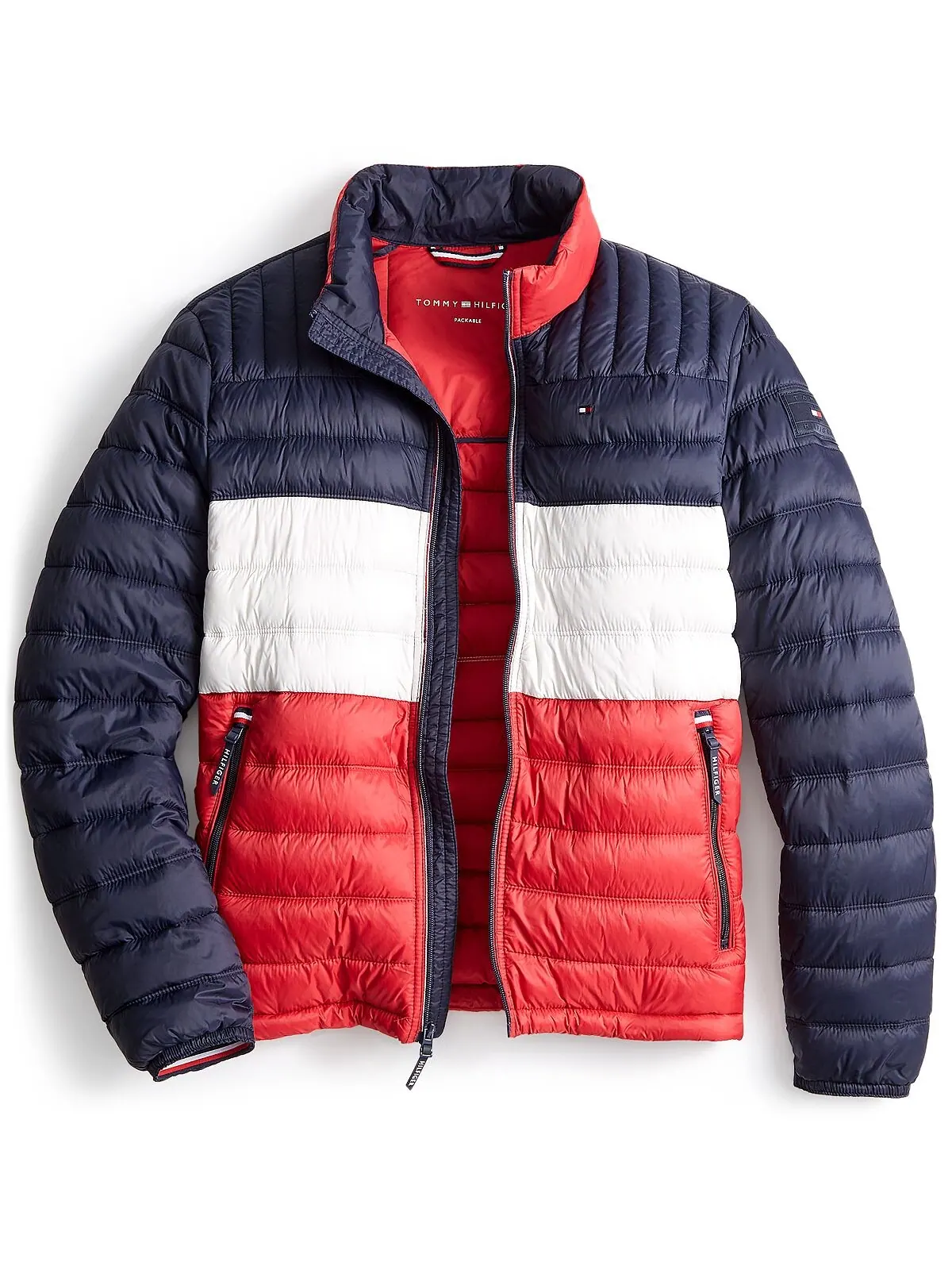 Куртка Tommy Hilfiger Packable Quilted Puffer — изображение 1 из 8, красный