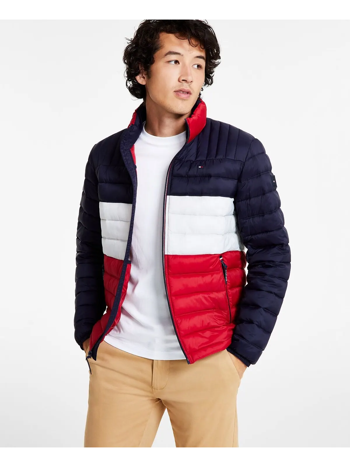 Куртка Tommy Hilfiger Packable Quilted Puffer — изображение 2 из 8, красный