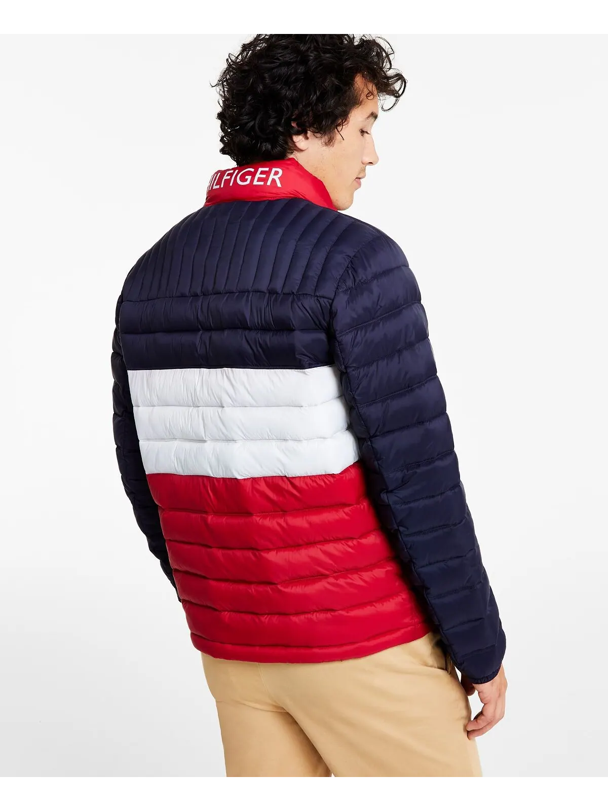 Куртка Tommy Hilfiger Packable Quilted Puffer — изображение 3 из 8, красный