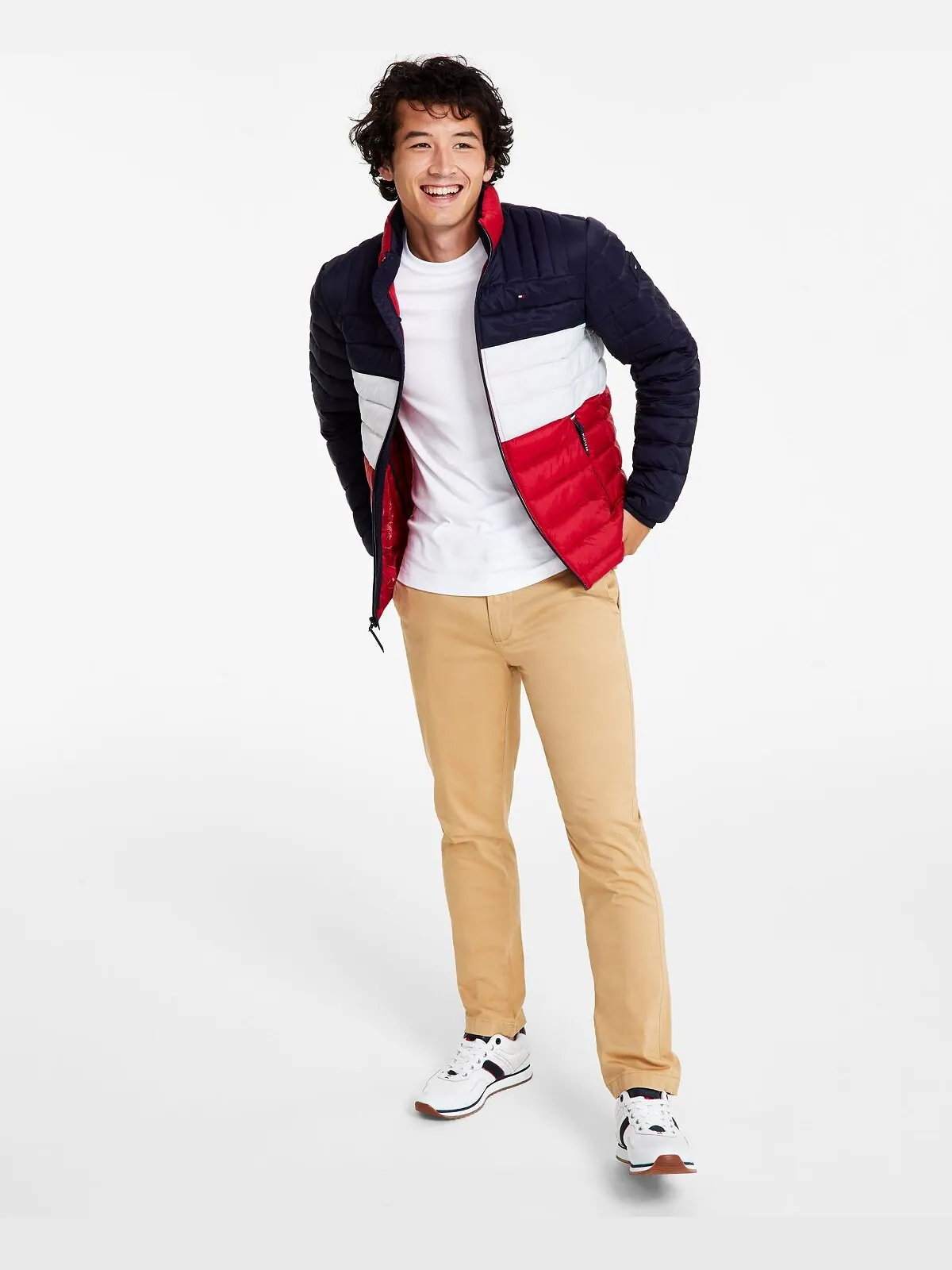 Куртка Tommy Hilfiger Packable Quilted Puffer — изображение 6 из 8, красный