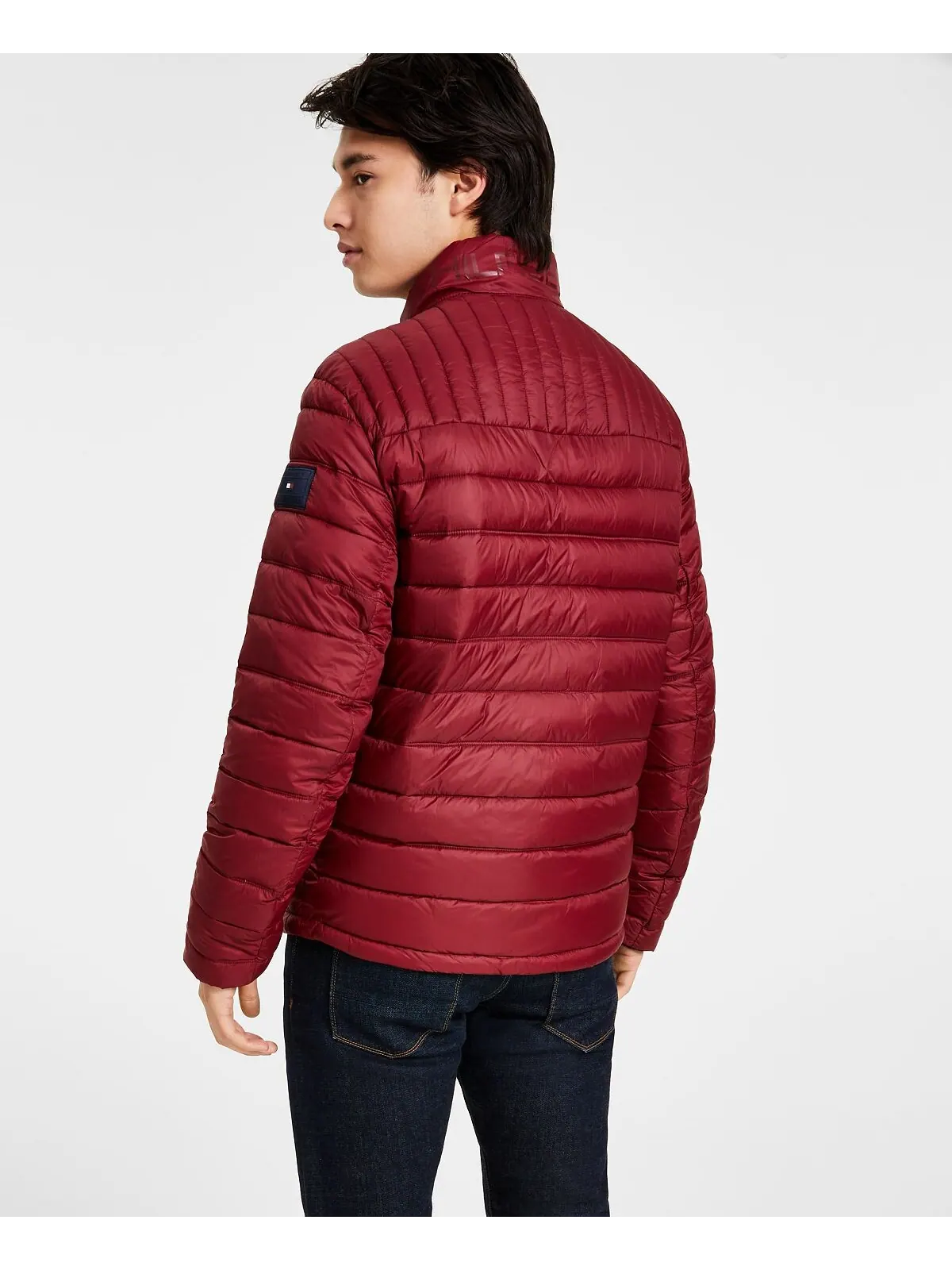 Куртка Tommy Hilfiger Packable Quilted Puffer — изображение 3 из 5, красный