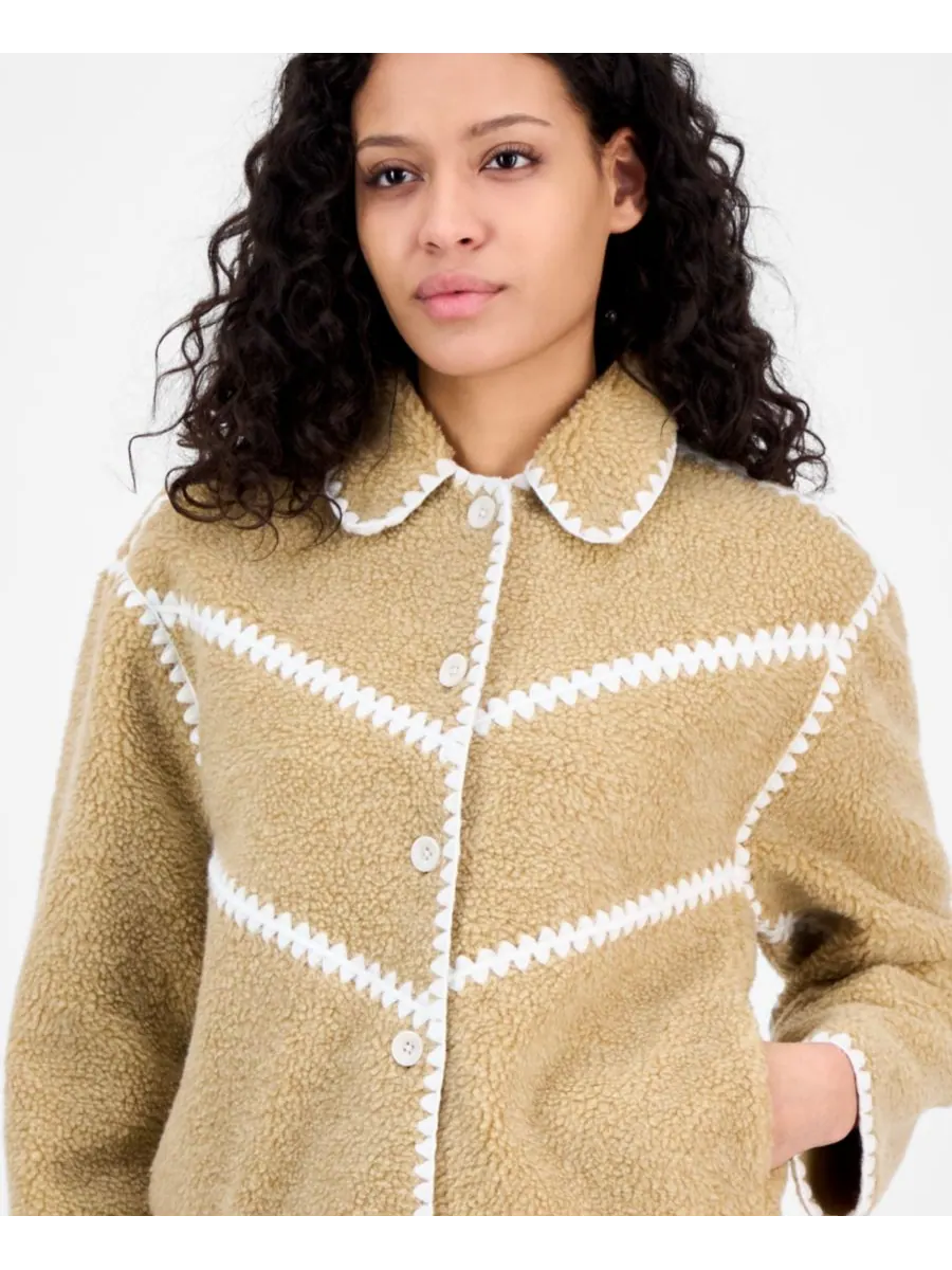 Женская куртка UGG Ellison Fluff Shell UGG — изображение 3 из 4, песочный