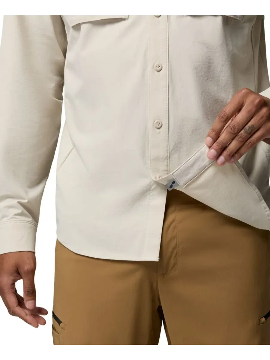 Мужская рубашка Columbia Silver Ridge Elite Long-Sleeve Woven — изображение 6 из 7, серый