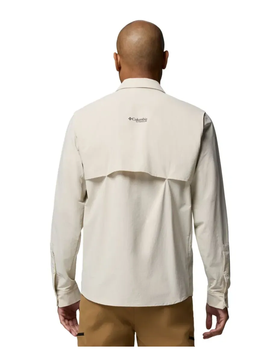 Мужская рубашка Columbia Silver Ridge Elite Long-Sleeve Woven — изображение 7 из 7, серый