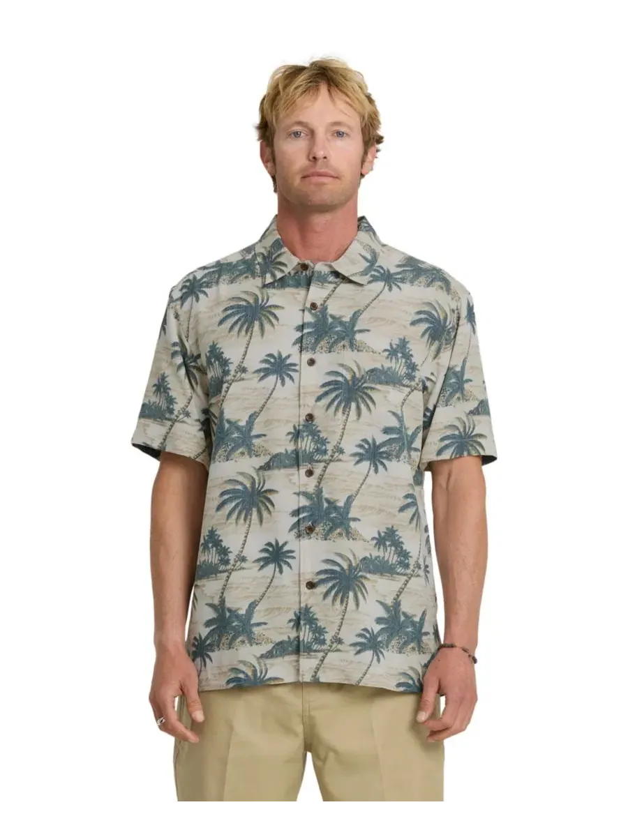 Рубашка с коротким рукавом Island Vues Print Quiksilver Waterman
