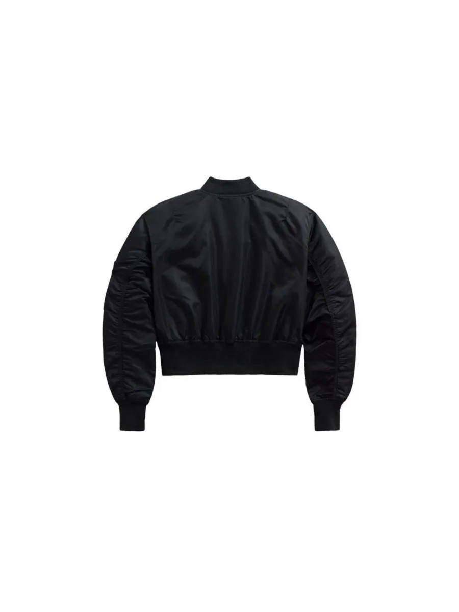 Женская укороченная летная куртка L-2B Gen II, размер W Alpha Industries — изображение 3 из 3, черный