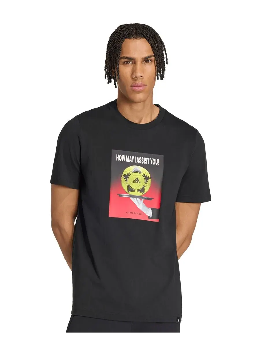 Футболка с принтом Football Slogan adidas