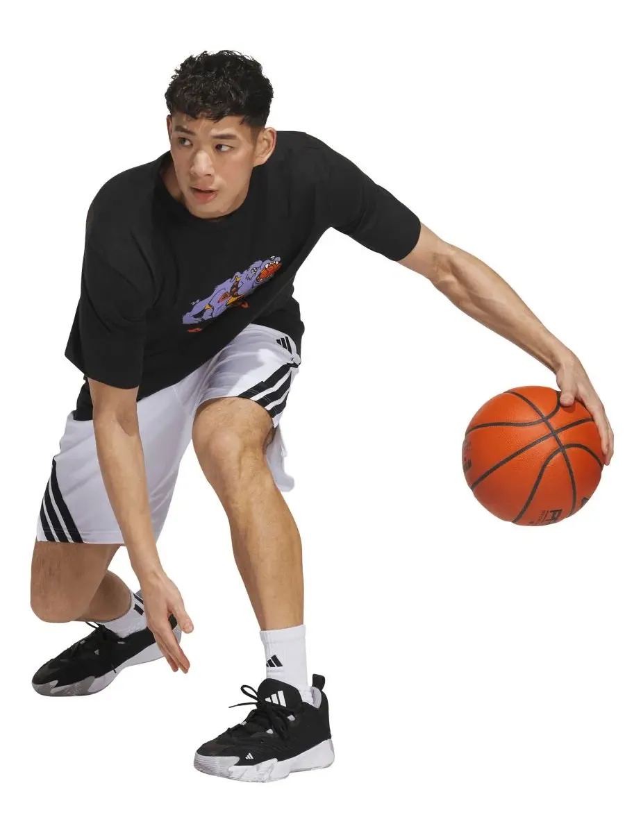 Футболка с принтом Dawg In Em adidas — изображение 2 из 3, черный