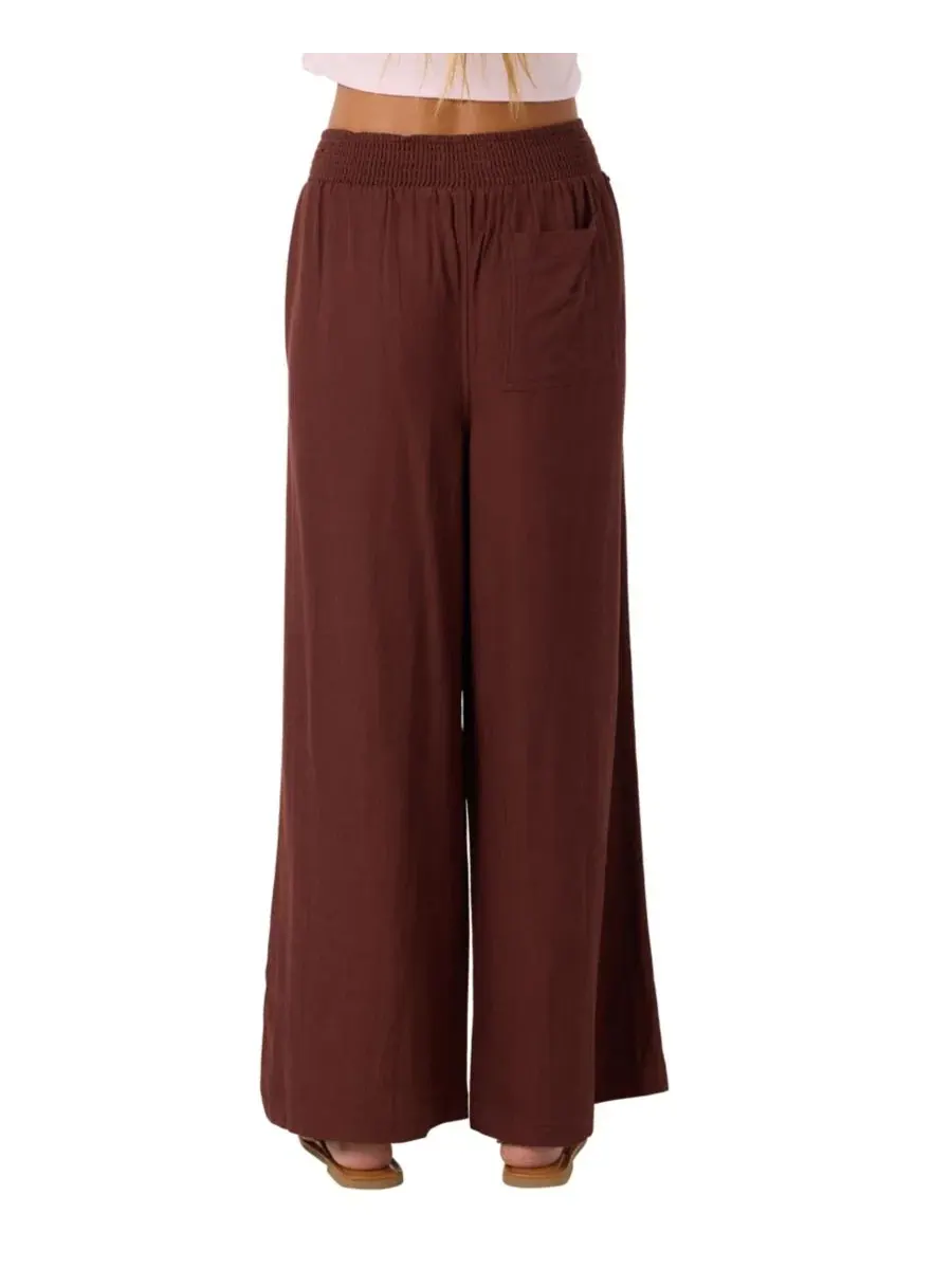 Брюки Kree Linen Pull-On O'Neill — изображение 6 из 7, шоколад