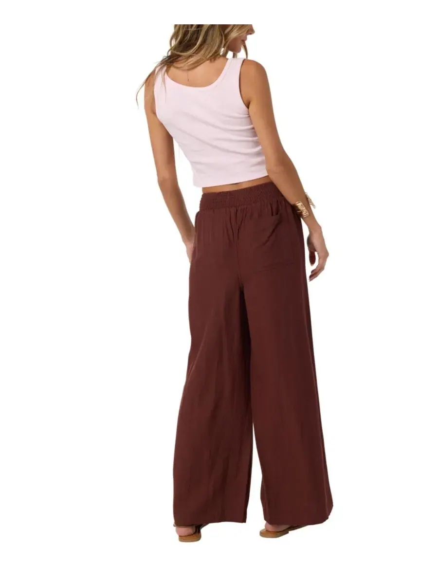 Брюки Kree Linen Pull-On O'Neill — изображение 7 из 7, шоколад