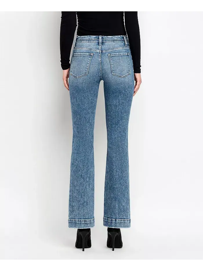 Женские джинсы Bootcut со средней посадкой Vervet — изображение 3 из 3, синий