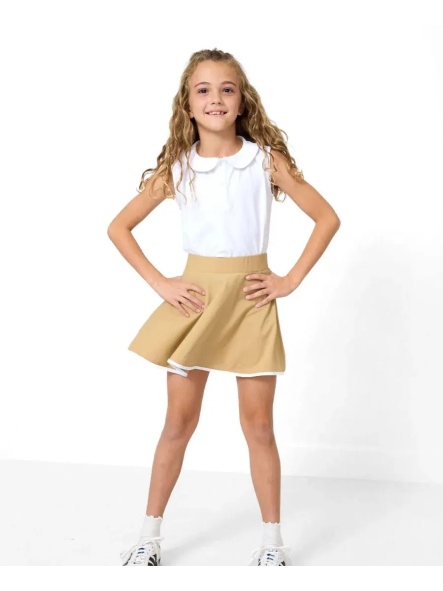Юбка для тенниса с шортами Courtside Kids — 2