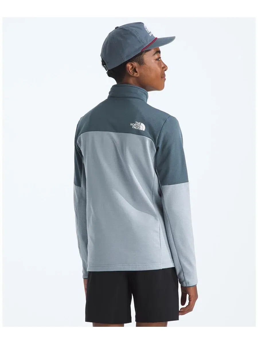 Детская куртка 7-20 лет, воротник-стойка, на молнии The North Face — изображение 3 из 3, светлый серый