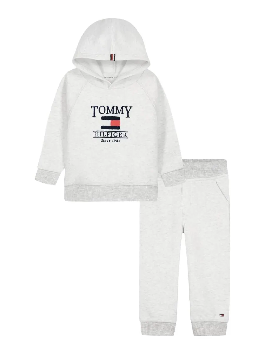Комплект из флисовой кофты с капюшоном и джоггеров Tommy Hilfiger