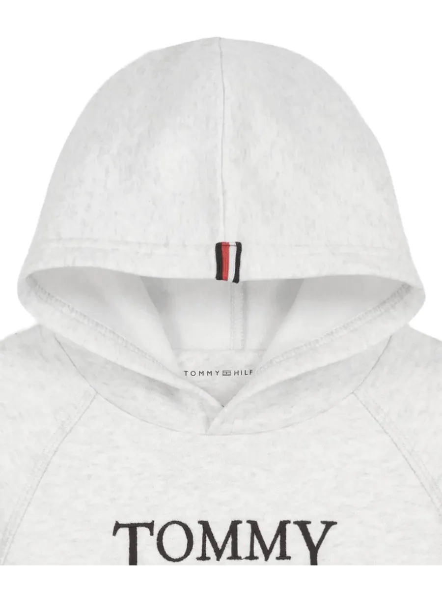 Комплект из флисовой кофты с капюшоном и джоггеров Tommy Hilfiger — изображение 3 из 5, овсяный