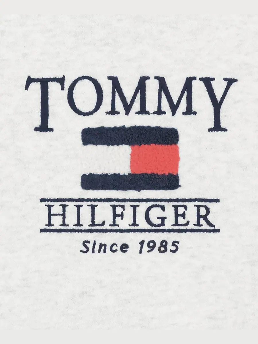 Комплект из флисовой кофты с капюшоном и джоггеров Tommy Hilfiger — изображение 5 из 5, овсяный