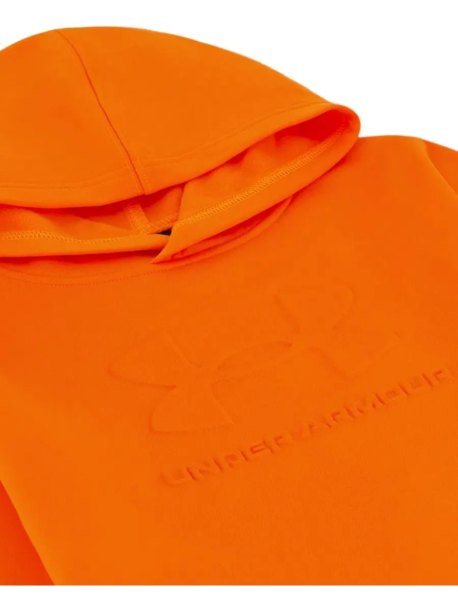 Худи из пике-флиса с длинным рукавом, с капюшоном Under Armour — изображение 5 из 5, оранжевый