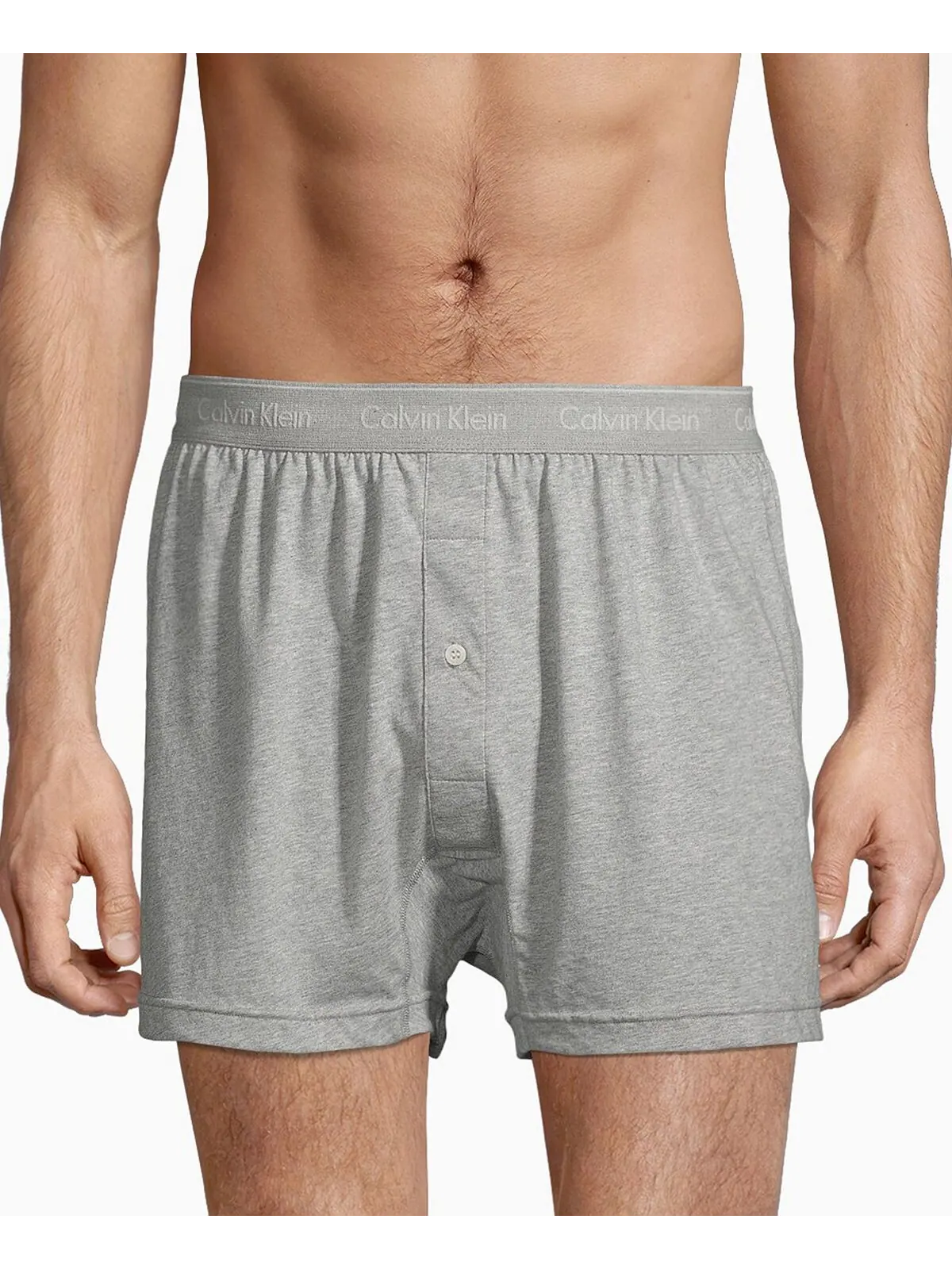 Комплект трусов Calvin Klein Cotton Classics Knit Boxers, 3 предмета — изображение 3 из 3, черный/белый/серый