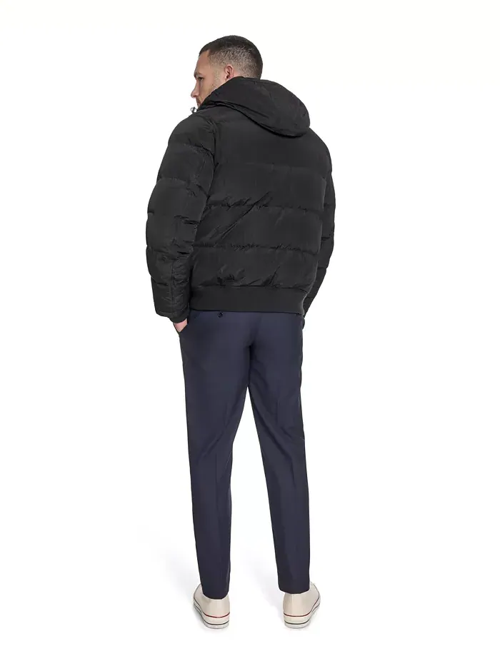 Мужская куртка с капюшоном Ribstop для снорклинга Tommy Hilfiger — изображение 6 из 7, черный