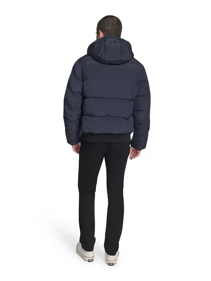 Мужская куртка с капюшоном Ribstop для снорклинга Tommy Hilfiger — изображение 6 из 7, синий