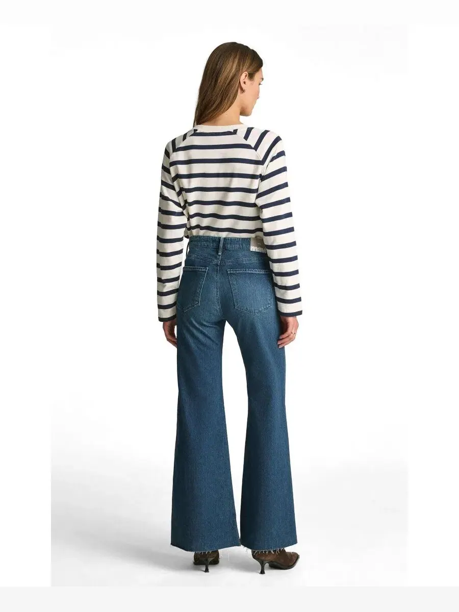 Джинсы женские, клеш, с необработанным краем, Grace Mavi Jeans — изображение 3 из 6