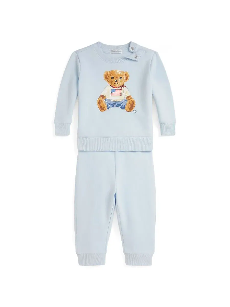 Комплект из свитшота и брюк с Polo Bear из флиса Polo Ralph Lauren