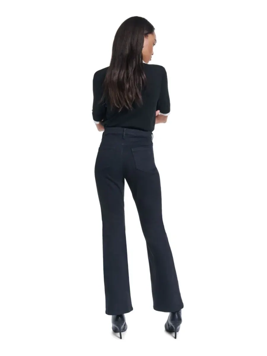 Джинсы клеш с декором Charm Detail Bootcut KARL LAGERFELD PARIS — изображение 5 из 8, черный