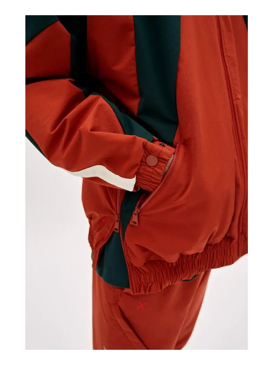 Мужская куртка-бомбер оверсайз Boomerang Track Jacket PCFG — изображение 7 из 8, красный