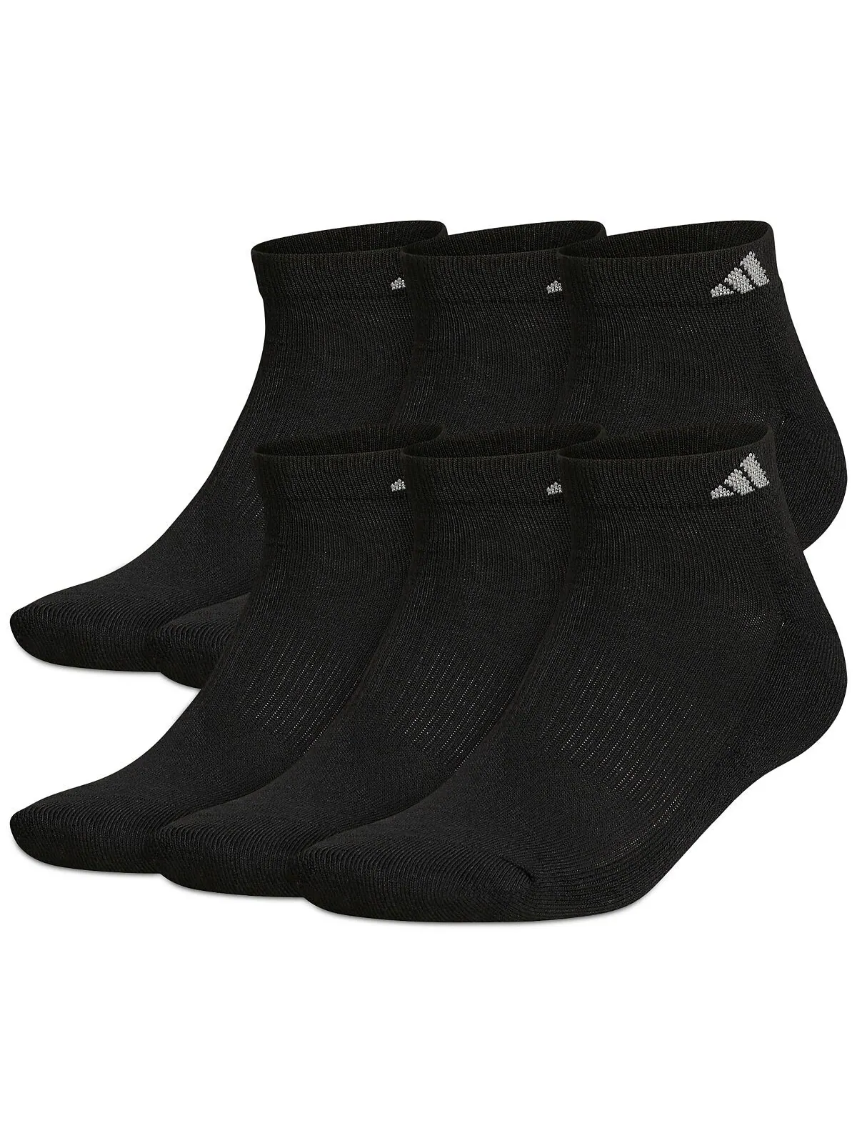 Мужские спортивные носки с мягкой подкладкой, 6 пар низких носков adidas