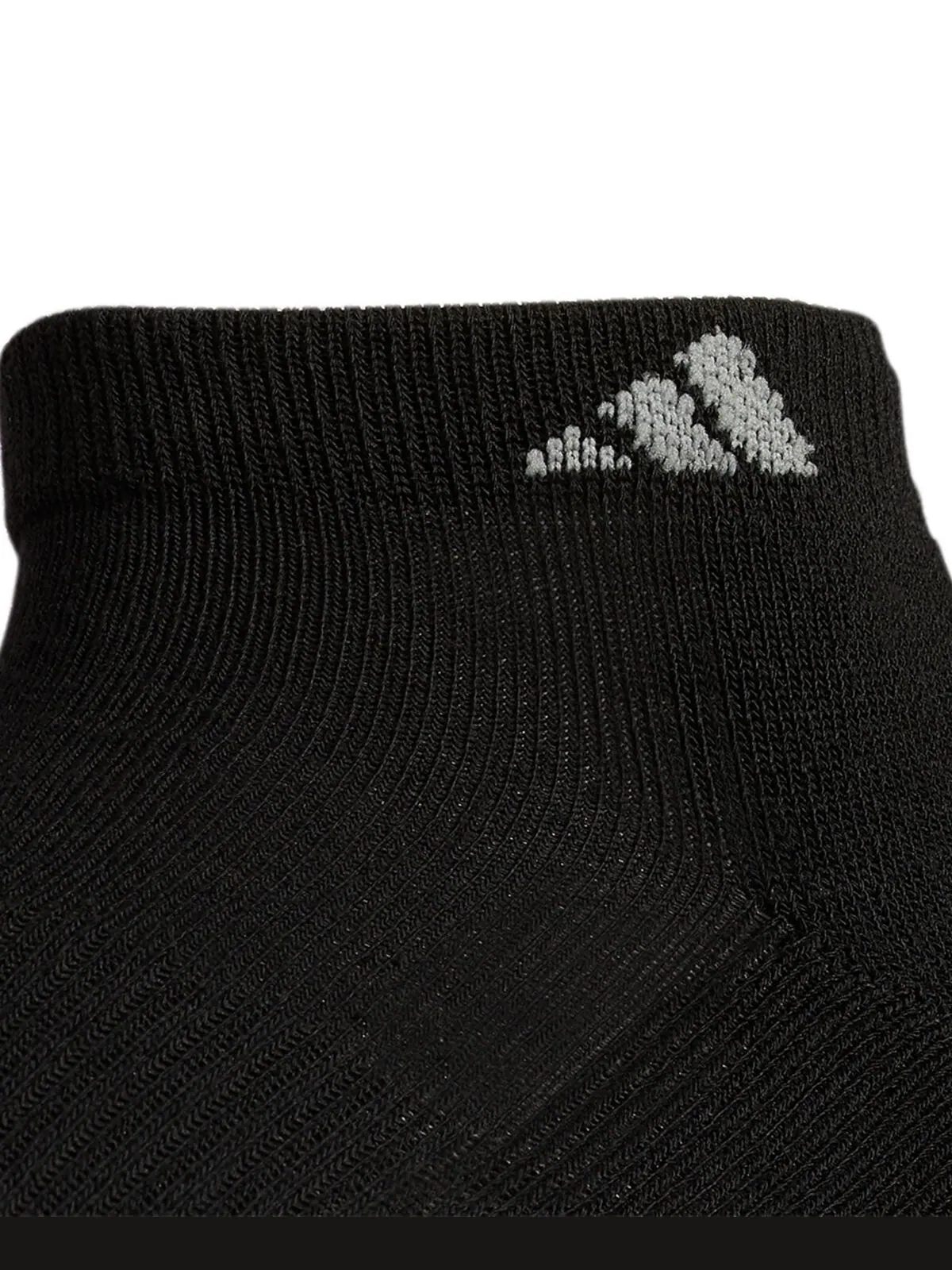 Мужские спортивные носки с мягкой подкладкой, 6 пар низких носков adidas — изображение 6 из 7, черный