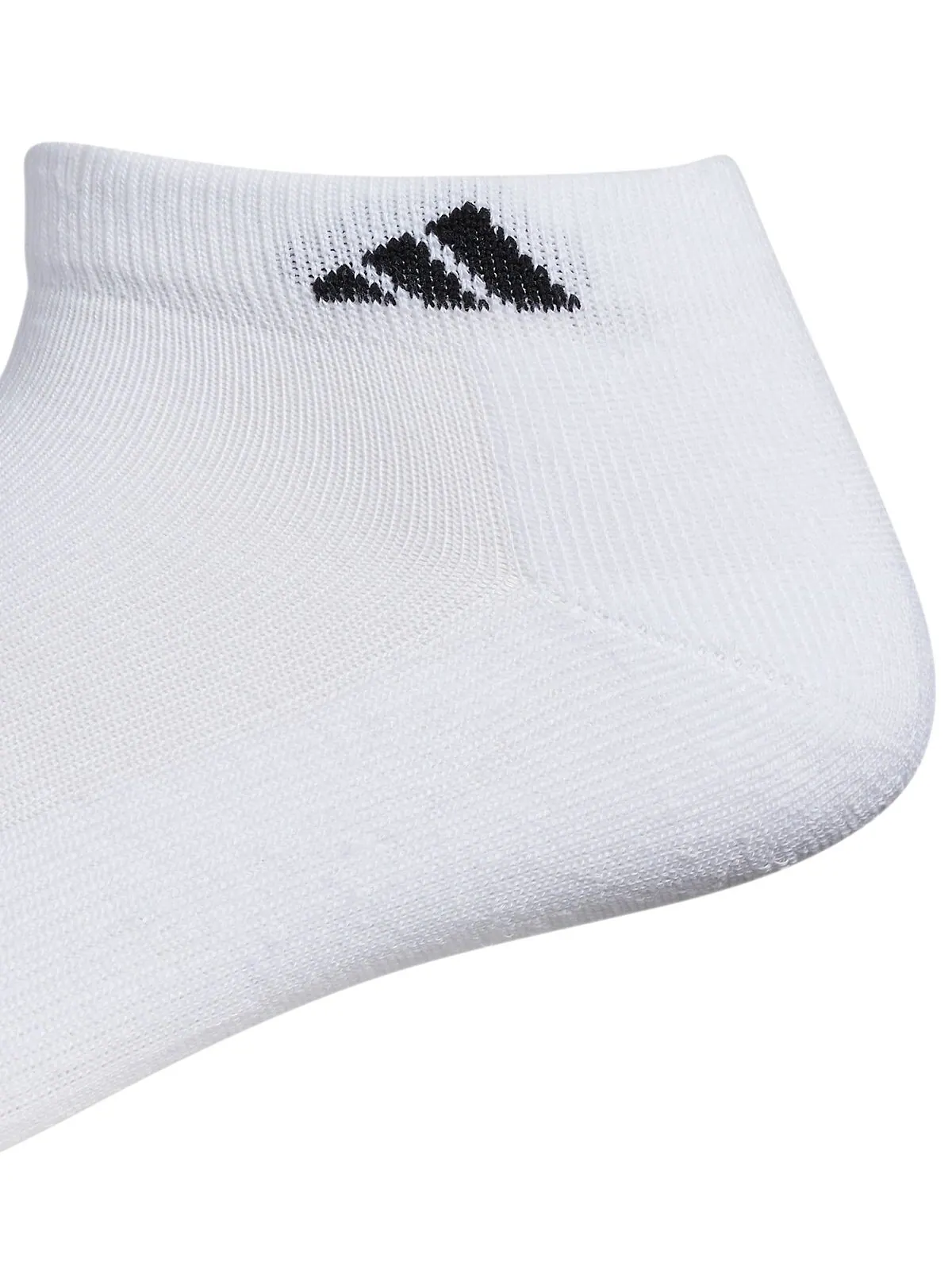 Мужские спортивные носки с мягкой подкладкой, 6 пар низких носков adidas — изображение 5 из 11, белый