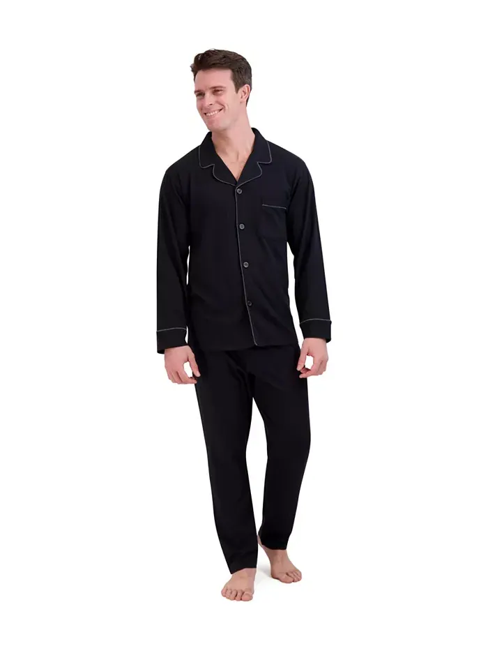 Мужская пижама из хлопка и модала, 2 предмета Hanes