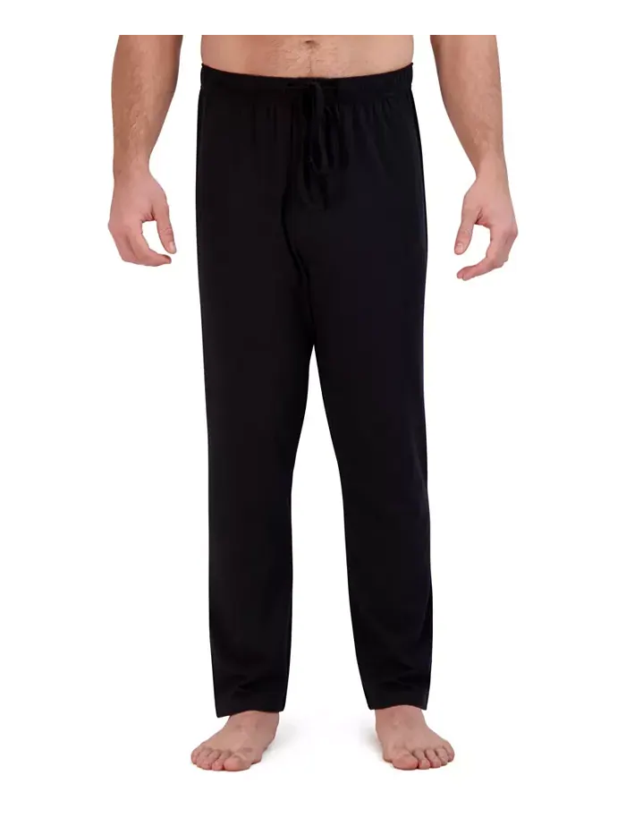 Мужская пижама из хлопка и модала, 2 предмета Hanes — изображение 4 из 4, черный