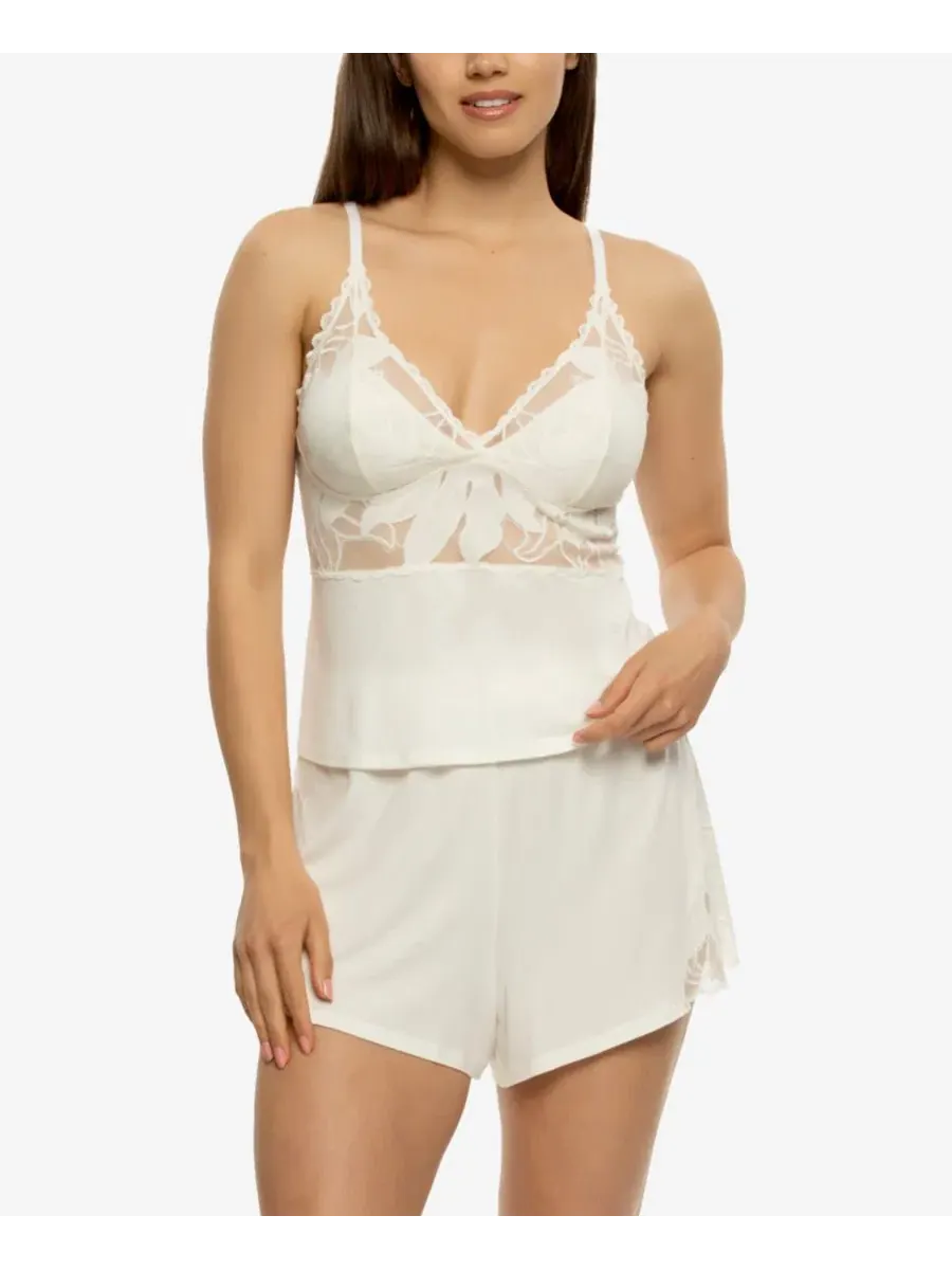 Женский пижамный комплект Annalisa из модала, кружева и шорт, модель 950236 Felina