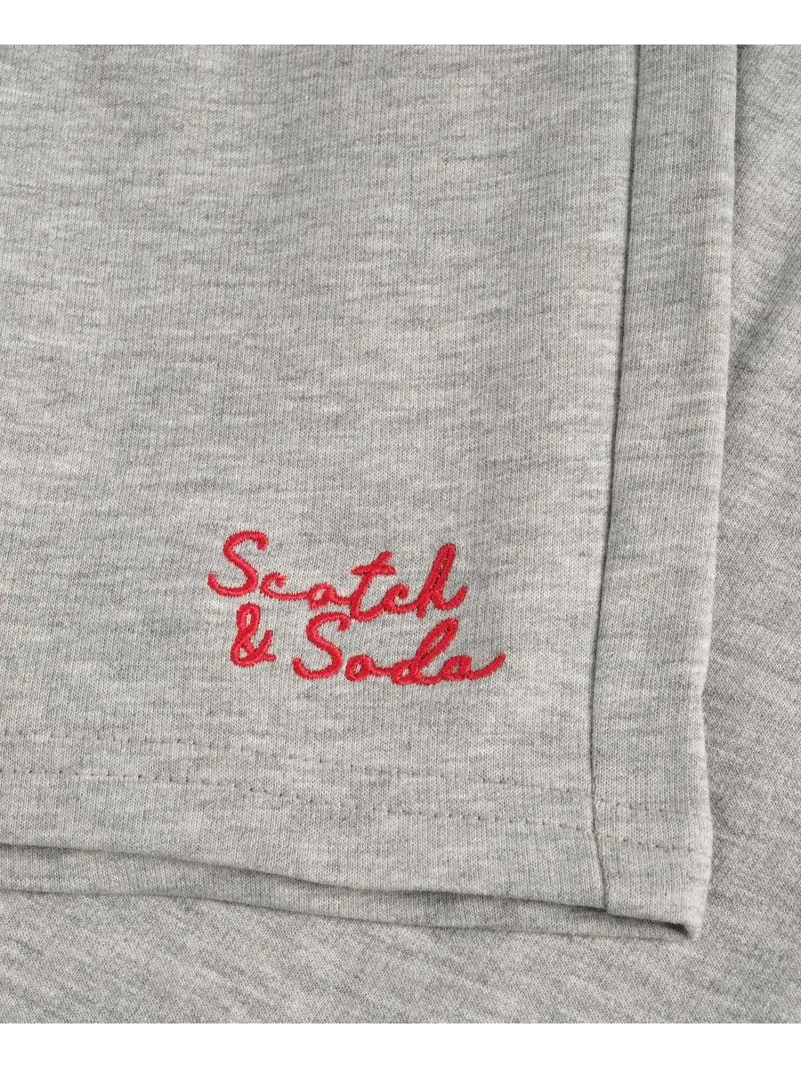 Комплект из футболки с коротким рукавом и шорт, 2 предмета SCOTCH & SODA — изображение 4 из 4, красный/серый