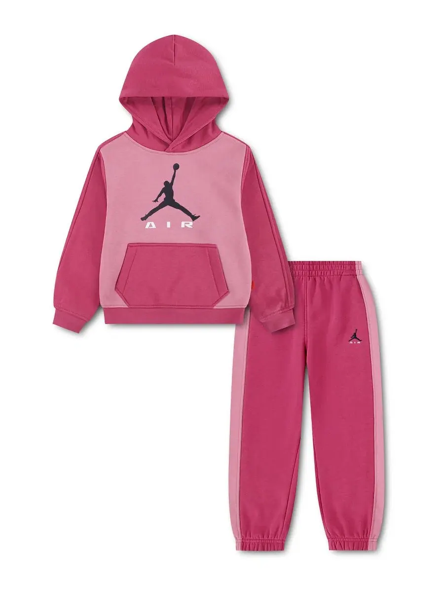 Комплект из худи и спортивных брюк из флиса с цветовыми блоками Jordan