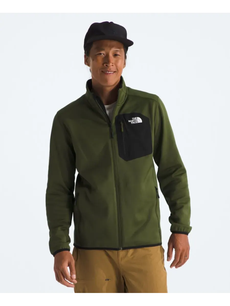 Мужская куртка Crest Regular-Fit на молнии The North Face — изображение 1 из 5, зеленый/черный