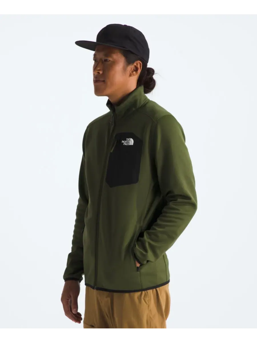 Мужская куртка Crest Regular-Fit на молнии The North Face — изображение 3 из 5, зеленый/черный