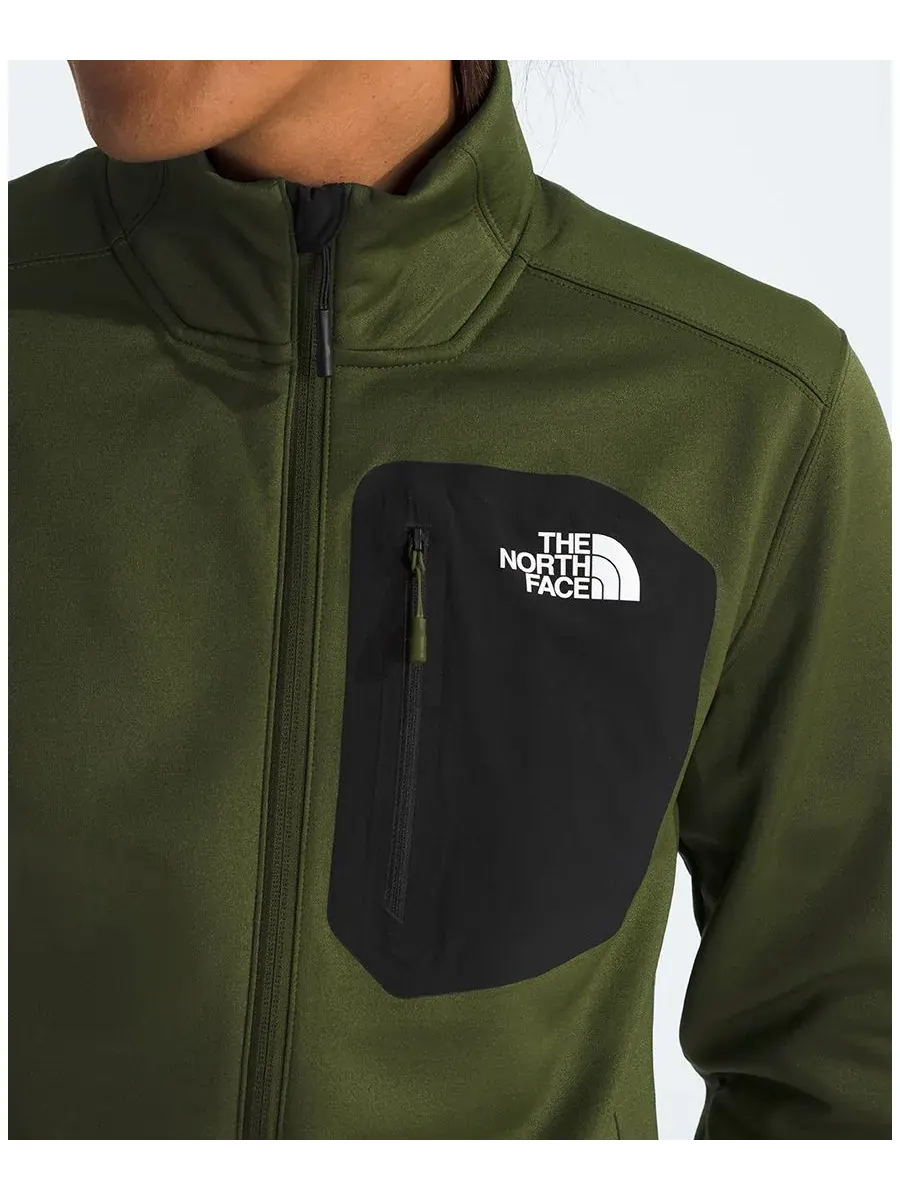 Мужская куртка Crest Regular-Fit на молнии The North Face — изображение 4 из 5, зеленый/черный