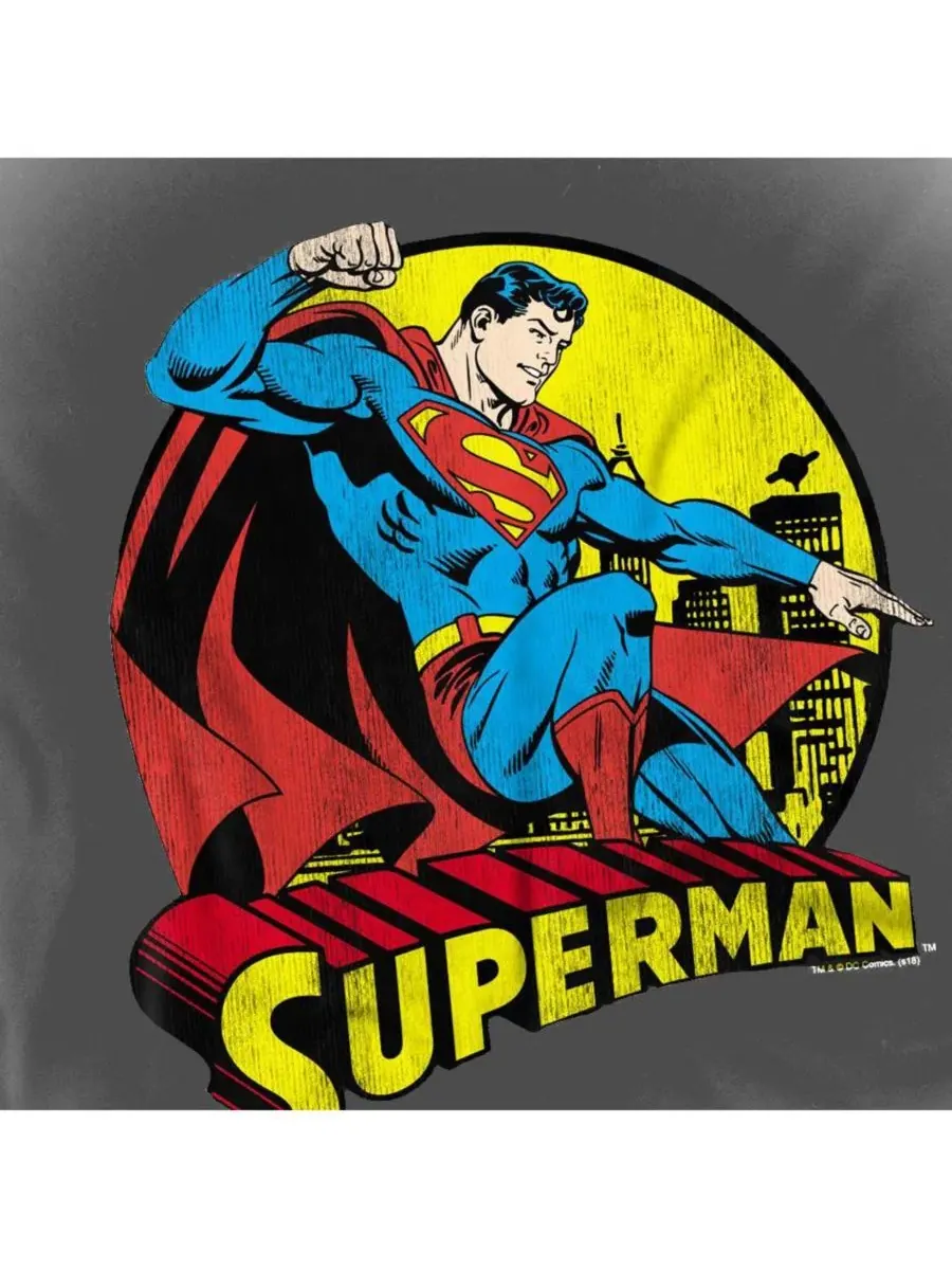 Футболка с принтом DC Big Superman — изображение 3 из 3, черный