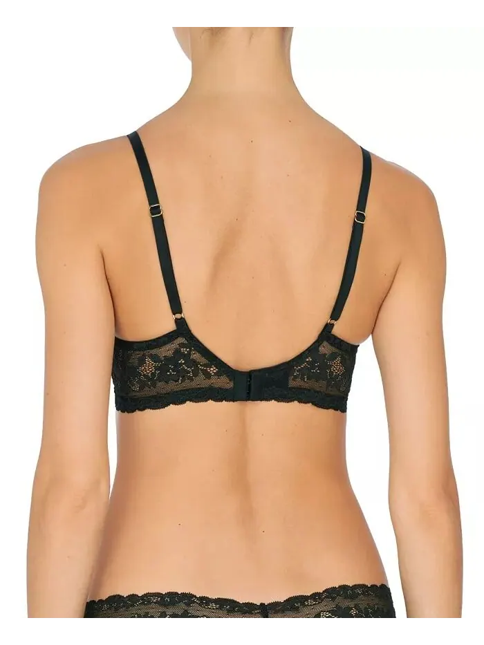 Женский бюстгальтер-футболка Feathers Luxe Plunge Natori — изображение 2 из 4, черный