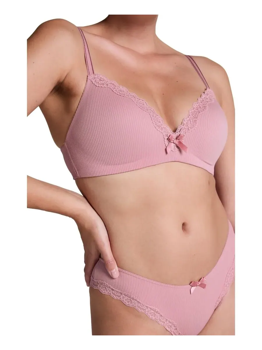 Женский бюстгальтер Lola с подкладкой и без косточек Hunkemöller, Lilas — изображение 4 из 4