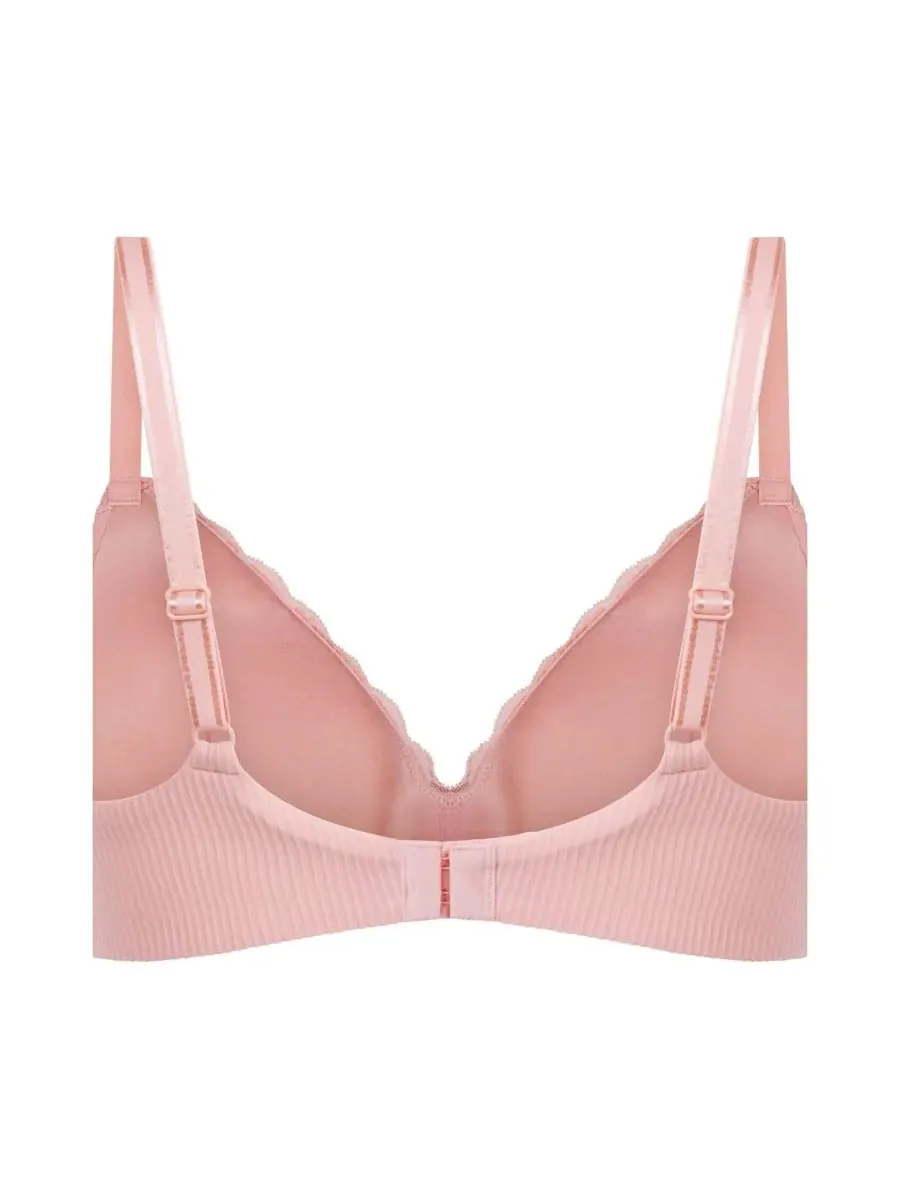 Женский бюстгальтер Lola с подкладкой и без косточек Hunkemöller — изображение 6 из 6, серебристый розовый