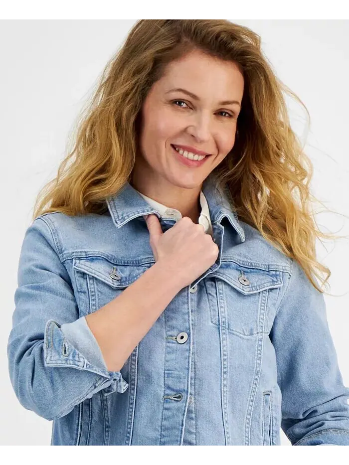 Женская классическая джинсовая куртка Style & Co — изображение 3 из 3