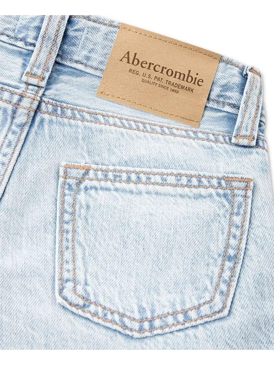 Детские джинсовые шорты для мальчиков 2T-5T Abercrombie Kids — изображение 4 из 4, синий